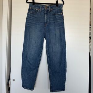 Madewell Dark Wash Balloon Jeans